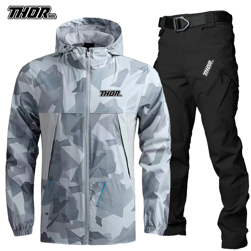 THORSOL Men Cycling Jersey Set - Mountain Biking Jerseys Men 评论和价格