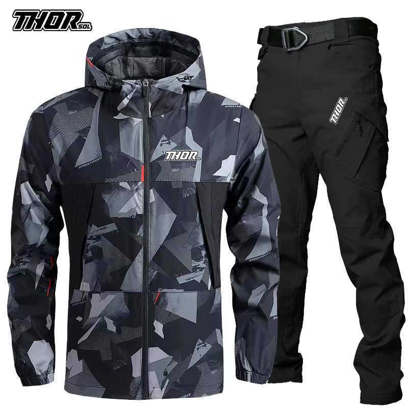 THORSOL Men Cycling Jersey Set - Mountain Biking Jerseys Men 评论和价格