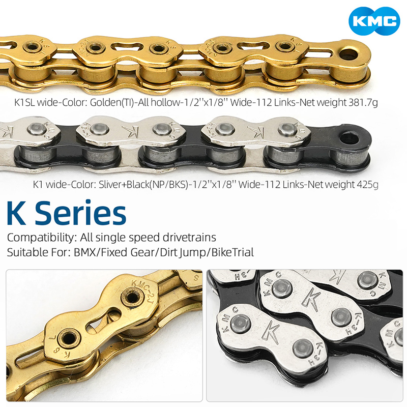 KMC bicycle chain single speed - Mountain Biking Track 评论和价格