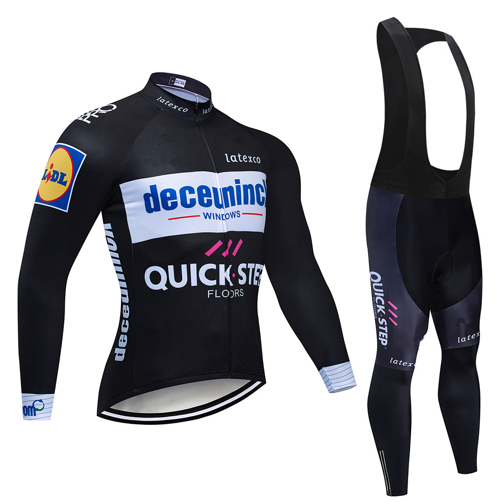Quick step Cycling Jersey Set  - Mountain Biking Jerseys Men 评论和价格