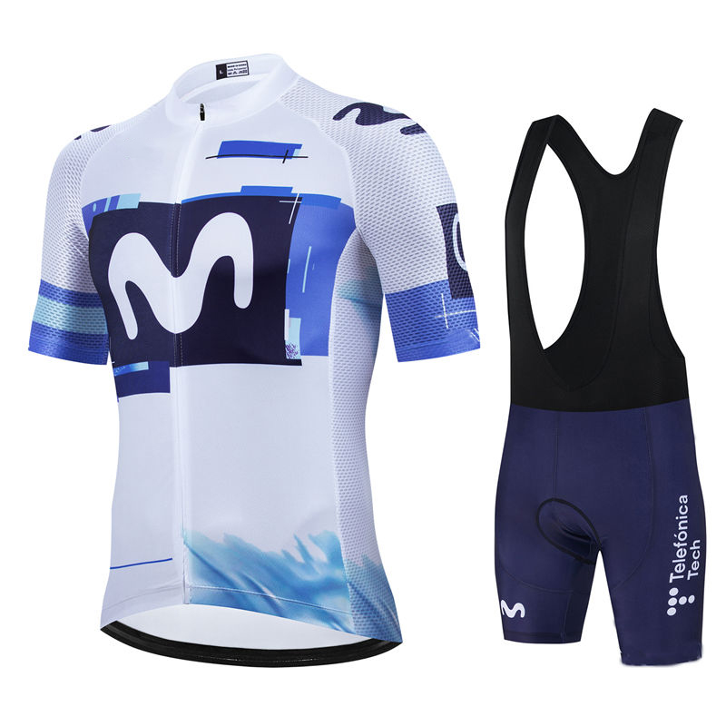 Movistar Pro Team Summer Cycli - Mountain Biking Jerseys Men 评论和价格