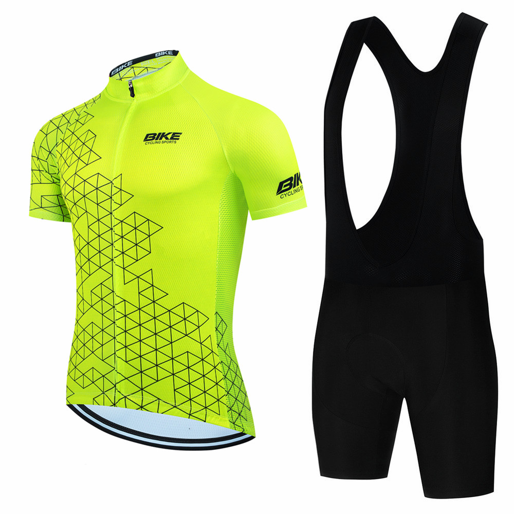 BIKE Summer Cycling Jersey Set - Mountain Biking Jerseys Men 评论和价格