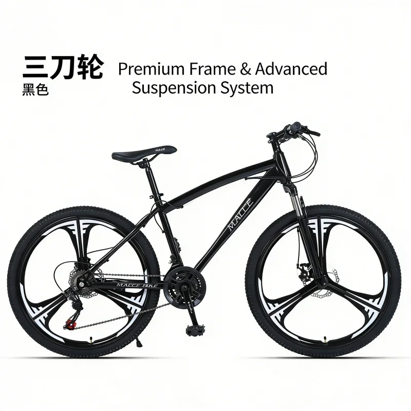 Black 24-inch Three-Knife Moun - Mountain Biking Usa 评论和价格
