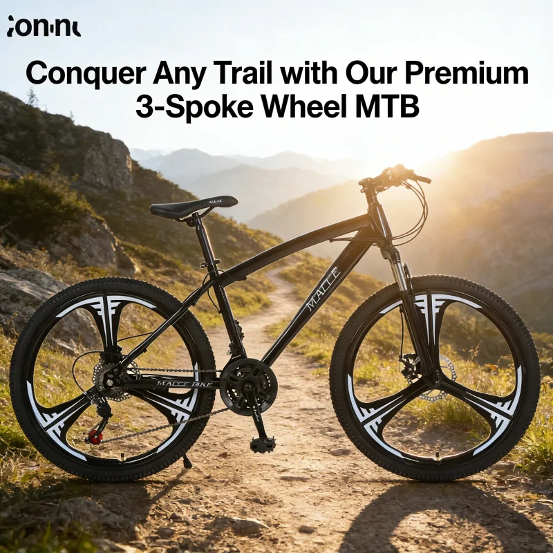 Black 24-inch Three-Knife Moun - Mountain Biking Usa 评论和价格