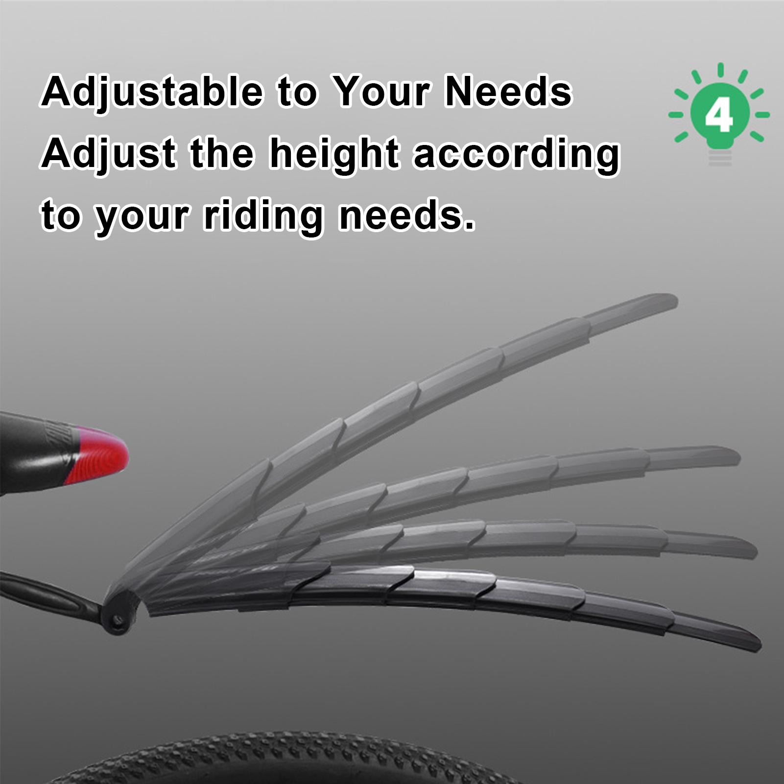Bike Fenders Telescopic Bicycl - Mountain Biking Trails 评论和价格