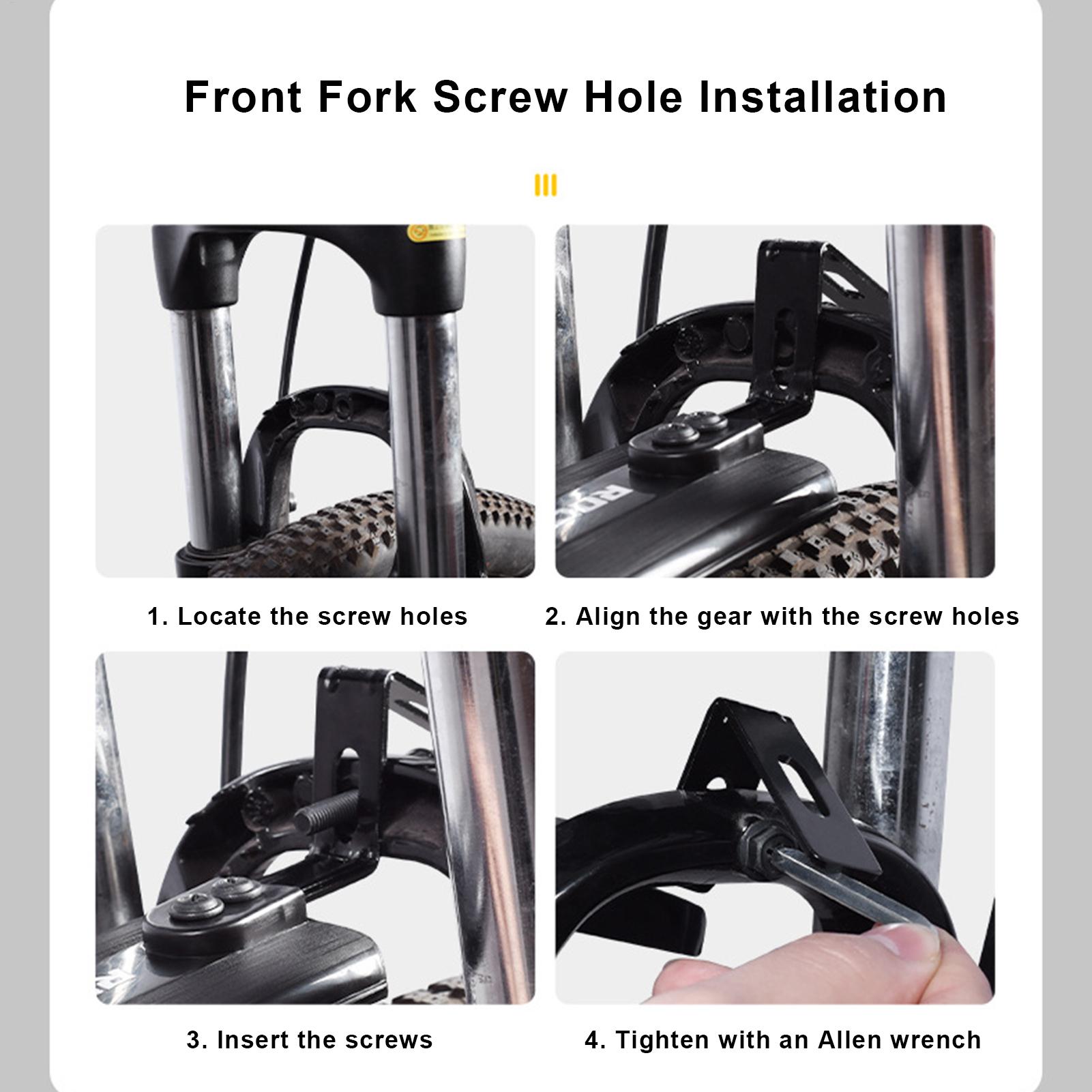 Bike Fenders Telescopic Bicycl - Mountain Biking Trails 评论和价格